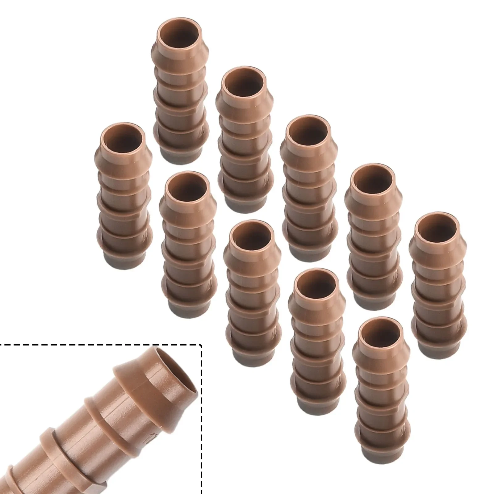 Set Coupler Connectors Tubing 1/2'' Coupling 17mm Accessories Barbed Drip Fittings Garden Irrigation Line Coupler Durable
Set Coupler Connectors Tubing 1/2'' Coupling 17mm Accessories Barbed Drip Fittings Garden Irrigation Line Coupler Durable