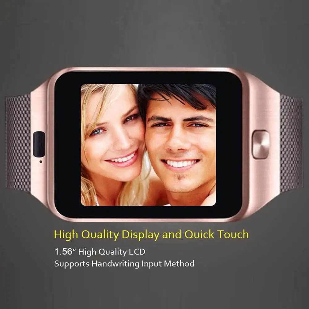 

2023 New Digital Touch Screen Smart Watch DZ09 Q18 with Camera Bluetooth Watch SIM Card for iOS Android Phone Bracelet Fashion