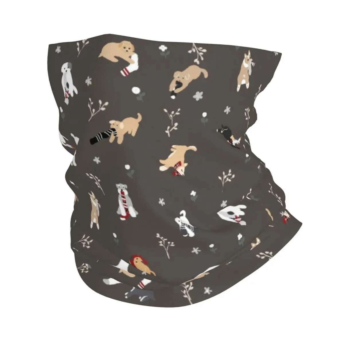 

Pet Galgo Cute Whippet Sighthound Hip Hop Bandana Neck Gaiter Printed Dog Lover Mask Scarf Multi-use Face Riding Unisex Adult