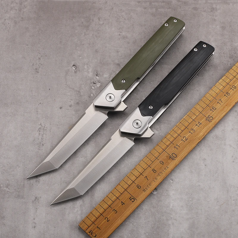 New 5CR13MOV Steel G10 Handle Outdoor Wilderness Survival Portable Folding Camping EDC Tool Knife
New 5CR13MOV Steel G10 Handle Outdoor Wilderness Survival Portable Folding Camping EDC Tool Knife