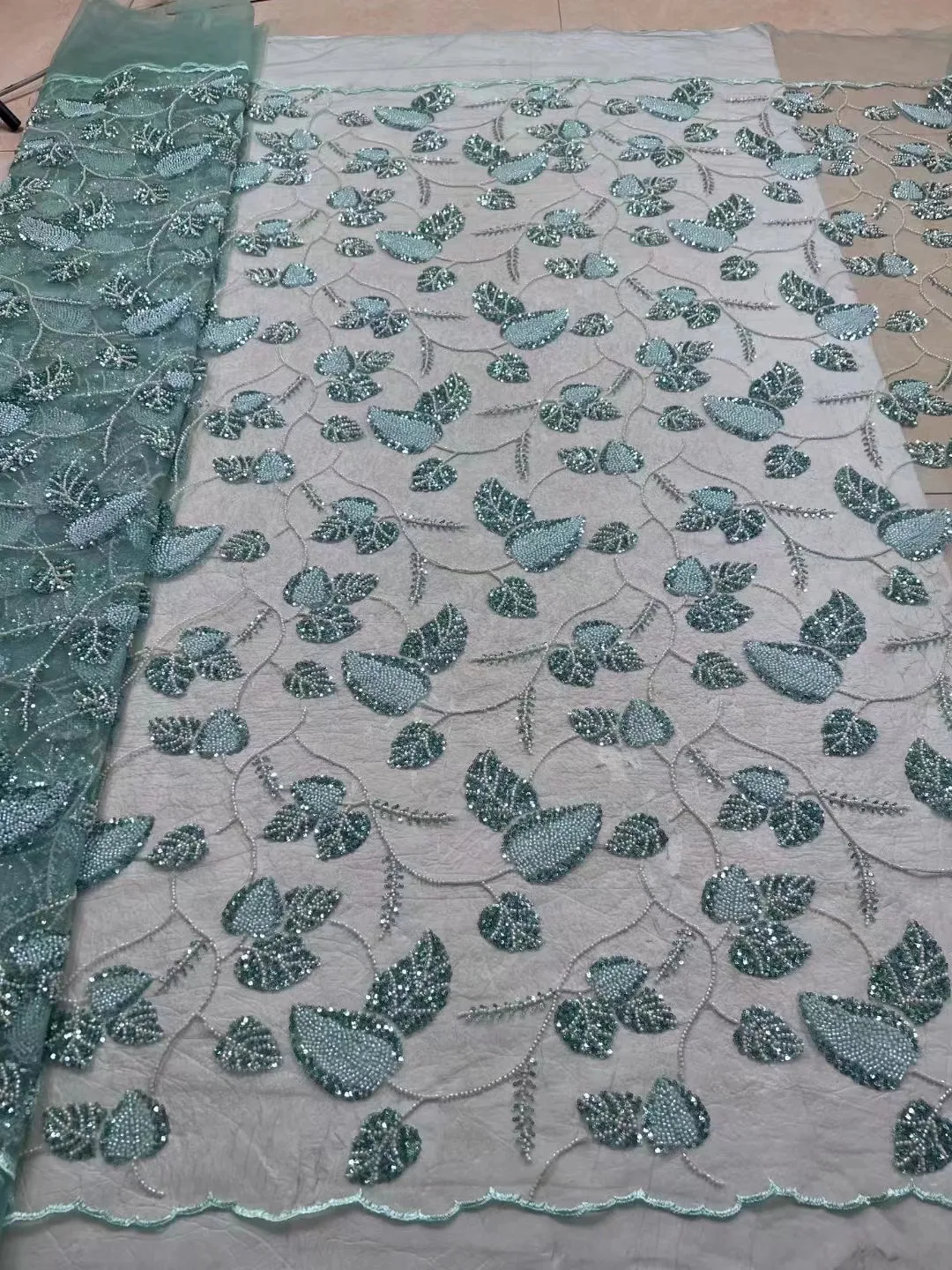 Luxury African Sequins Beaded Lace Fabric 2024 High Quality Groom Nigerian Wedding Bridal Embroidery French Tulle Sewing
Luxury African Sequins Beaded Lace Fabric 2024 High Quality Groom Nigerian Wedding Bridal Embroidery French Tulle Sewing
