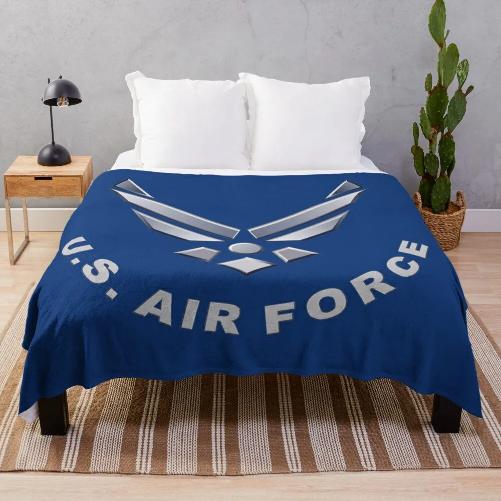 

U.S. Air Force Symbol for Dark Colors Throw Blanket manga Decorative Sofa Blanket Loose Blanket