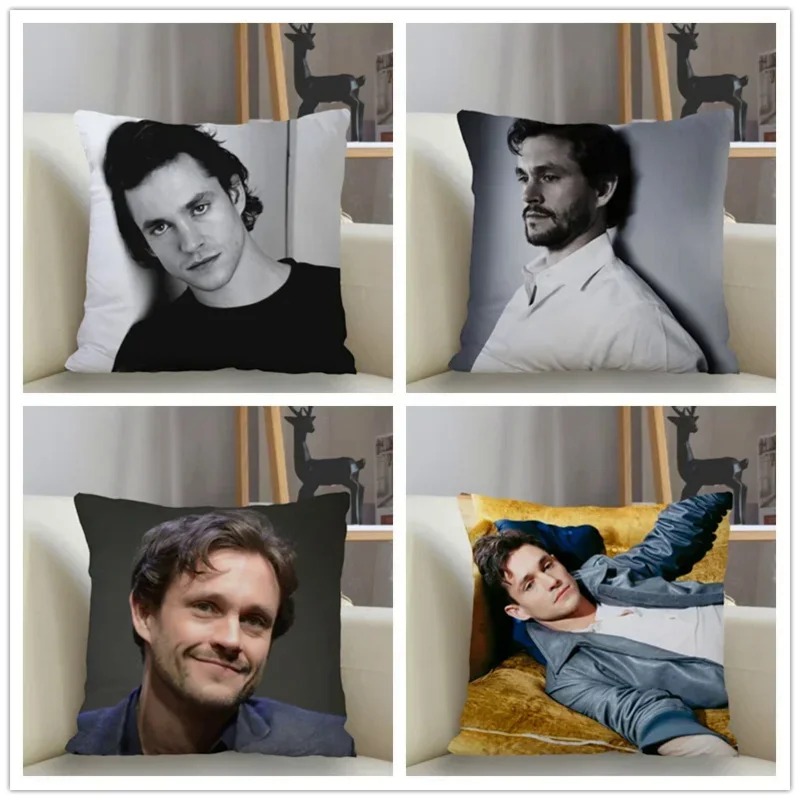 

Musife Hugh Dancy Custom Square Pillow Cover Case Zipper Pillowcase 35*35,40*40,45*45cm Drop Shipping