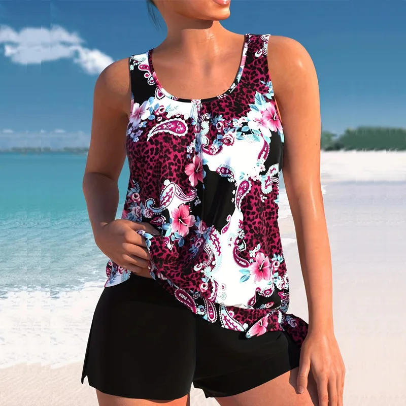 2 Piece Print Swimsuit 2024 New Women High Waist Swimwear Summer Female Bathers Bathing Swimming Plus Size Tankini
2 Piece Print Swimsuit 2024 New Women High Waist Swimwear Summer Female Bathers Bathing Swimming Plus Size Tankini