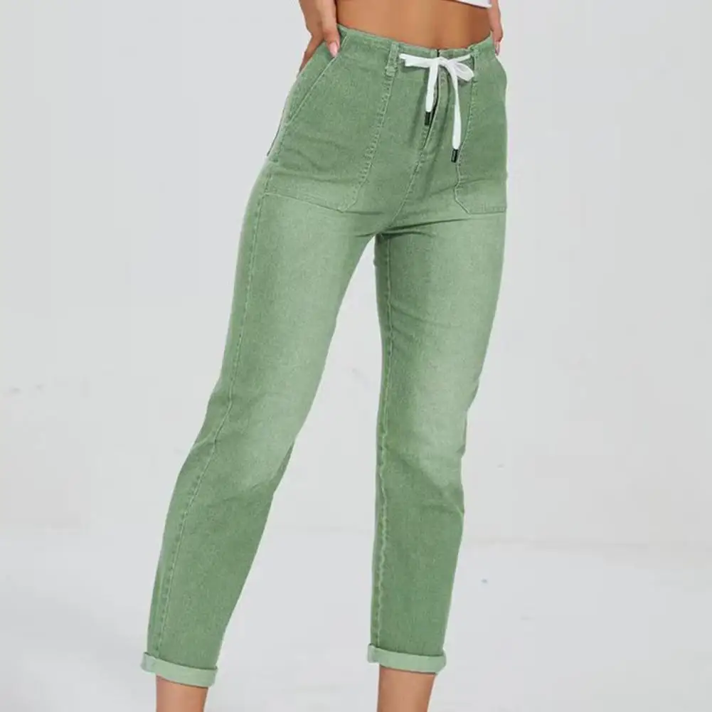 Women Jeans High Elasticity Autumn Trousers Streetwear Denim Pants Lady High Waist Lace-up Zipper Fly Jeans Female Clothing
Women Jeans High Elasticity Autumn Trousers Streetwear Denim Pants Lady High Waist Lace-up Zipper Fly Jeans Female Clothing