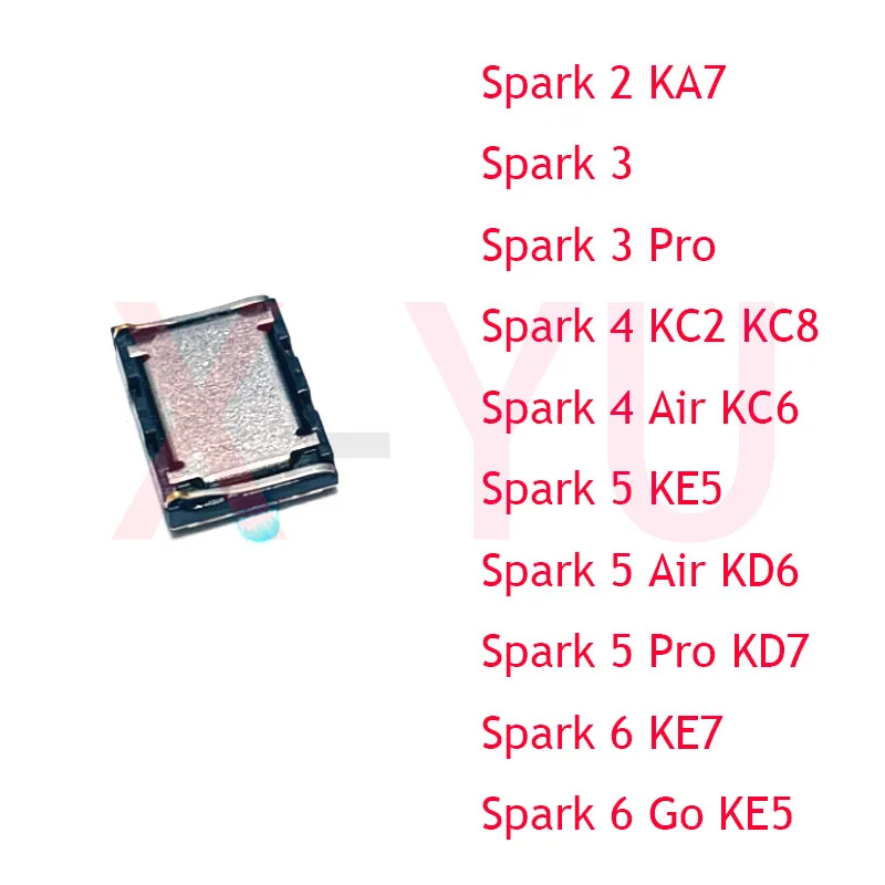 

10PCS Loudspeaker For Tecno Spark 2 3 4 5 6 Pro Air KA7 KC2 KC4 KC6 KE5 KD6 KD7 KE6 KE7 Loud Speaker Buzzer Ringer Flex