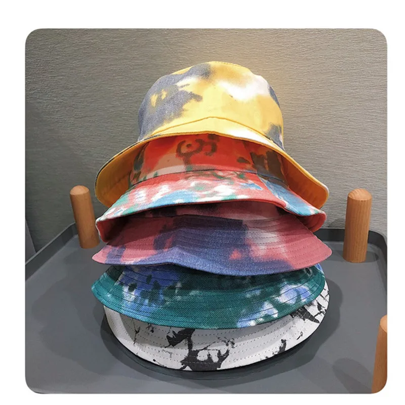 Fashion Rainbow color Women Man Hat Bucket Cap Cotton Casual Bucket Fishing Fisherman Beach Festival Sun Tie Dye High Quality
Fashion Rainbow color Women Man Hat Bucket Cap Cotton Casual Bucket Fishing Fisherman Beach Festival Sun Tie Dye High Quality