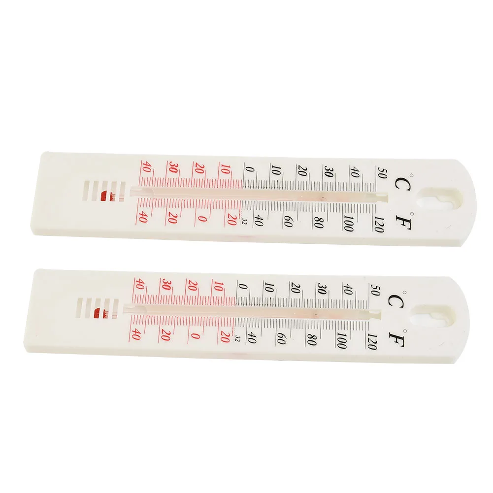 HOT Sale Wall Thermometer Hang Mounted Reliable Resistant Rust Proof Summer Temperature 195x40x6mm 2pcs Accurate
HOT Sale Wall Thermometer Hang Mounted Reliable Resistant Rust Proof Summer Temperature 195x40x6mm 2pcs Accurate