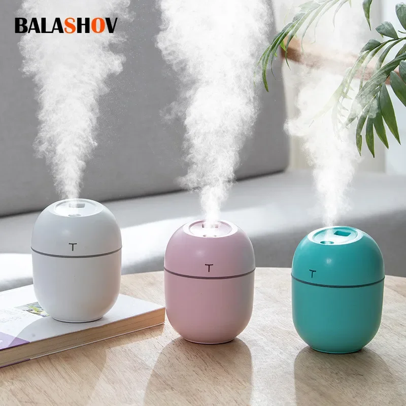 

Electric Humidifier 220ML Mini Ultrasonic Air Purifier LED Lamp USB Essential Oil Diffuser Car Purifier Aroma Anion Mist Maker