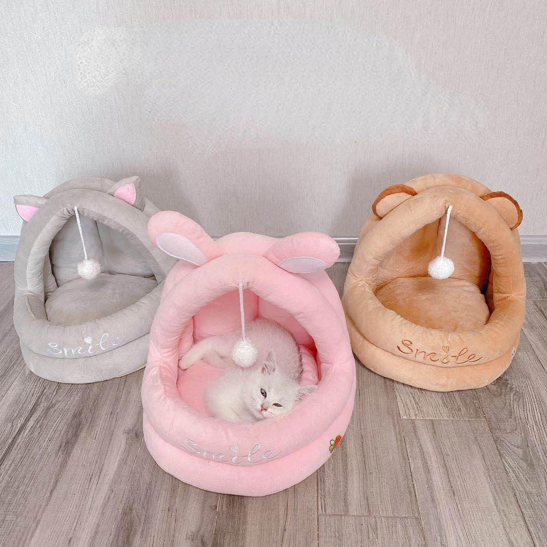 Sweet Cat Bed Warm Pet Basket Cozy Kitten Cushion Cat House Tent Very Soft Small Dog Mat Bag For Washable Cave Cats Beds
Sweet Cat Bed Warm Pet Basket Cozy Kitten Cushion Cat House Tent Very Soft Small Dog Mat Bag For Washable Cave Cats Beds