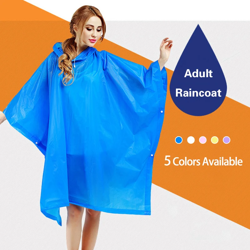 Adult Poncho EVA Waterproof Raincoat Non-disposable Women Men Outdoor Travel Cycling Hiking Bicycle Hooded Rainwear
Adult Poncho EVA Waterproof Raincoat Non-disposable Women Men Outdoor Travel Cycling Hiking Bicycle Hooded Rainwear