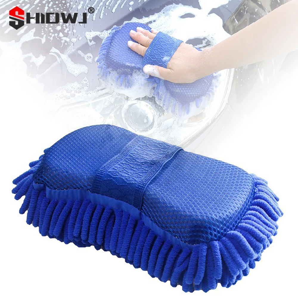 

Car Wash Glove Microfiber Chenille Car Sponge Car Care Mitt Detailing Brush Washing Towel Auto Cleaning Tool Accessories