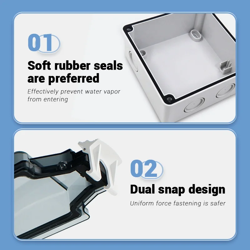 AVOIR-Prise Électrique Extérieure Étanche IP66, Prise Intelligente Américaine, Port de Chargeur USB Sans Fil Tuya, Wifi, Appareil Ménager de Cuisine prises électriques prise connecte wifi douille prise etanche extérie 4