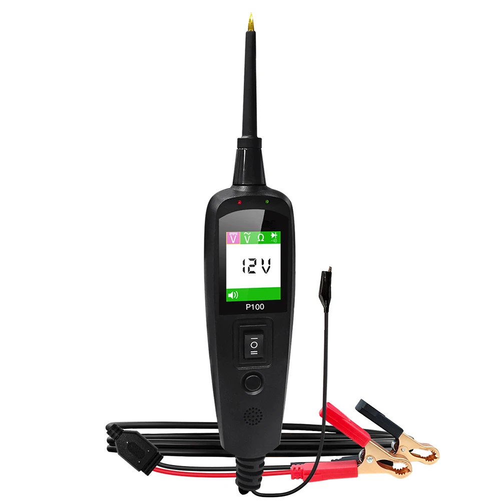 Automotive Circuit System Tester Red/Green Polarity Indicator Resistance Continuity Checking for Bad Ground Contacts
Automotive Circuit System Tester Red/Green Polarity Indicator Resistance Continuity Checking for Bad Ground Contacts