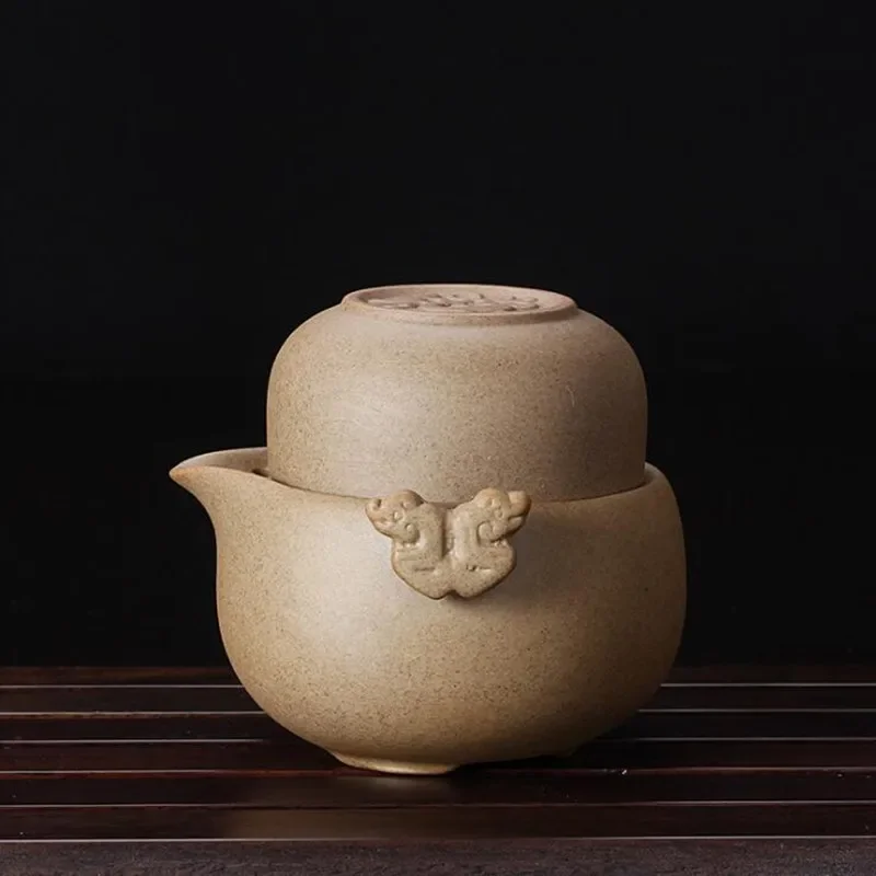 

2018 drinkware Ceramic coffee tea sets chinese kung fu tea set 1 Teapot+2 Cups portable travel tea set