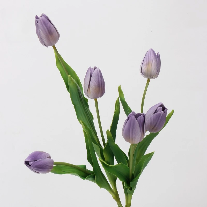 

Artificial Flower Tulip Branch Soft Silicone Moisturizing Bouquet Wedding Artificial Flowers Home Garden Living Room Decoration