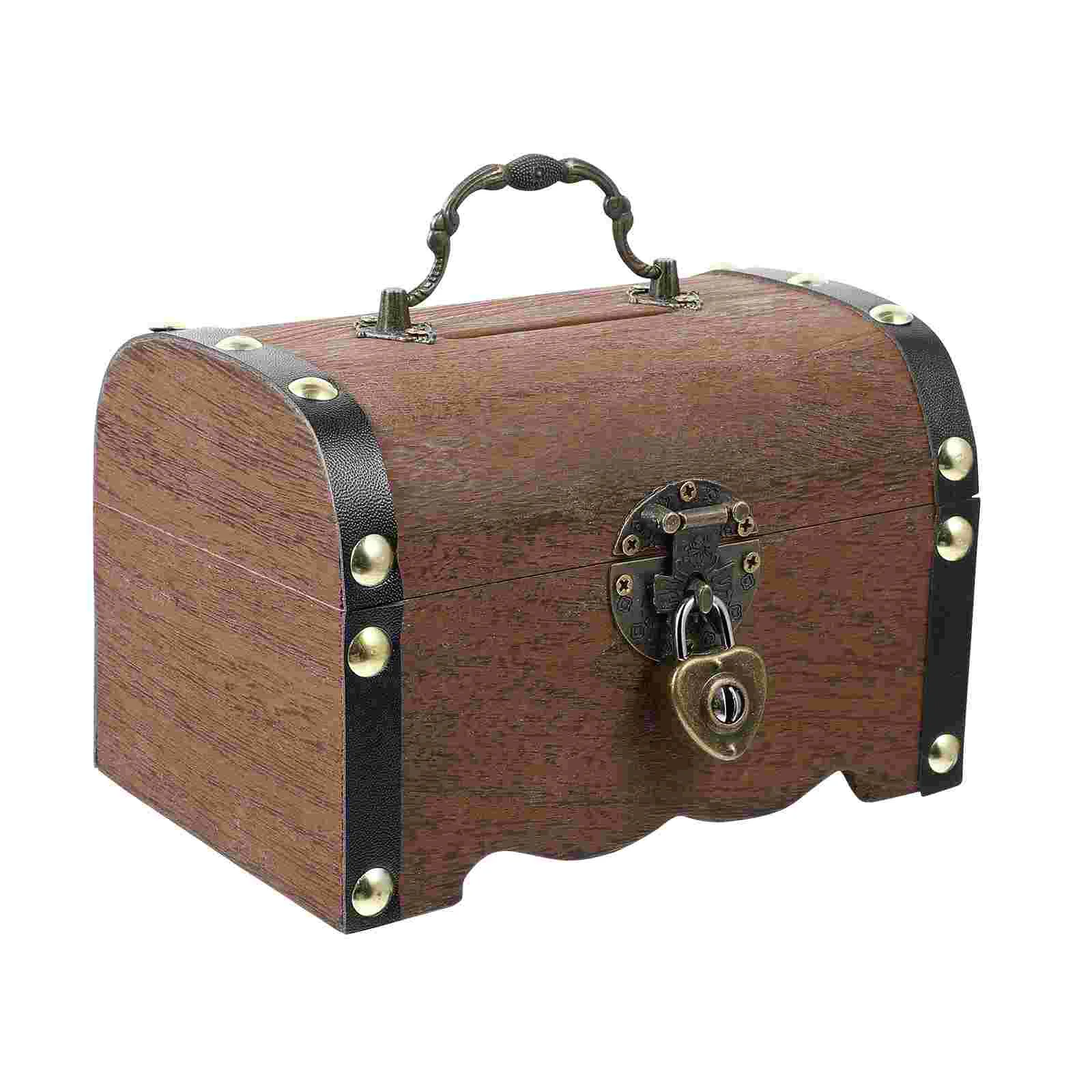 Vintage Treasure Box Home Decor Wooden Treasure Storage Box Piggy Bank Organizer Box Decorative Wood Storage Trunk With Lock
Vintage Treasure Box Home Decor Wooden Treasure Storage Box Piggy Bank Organizer Box Decorative Wood Storage Trunk With Lock