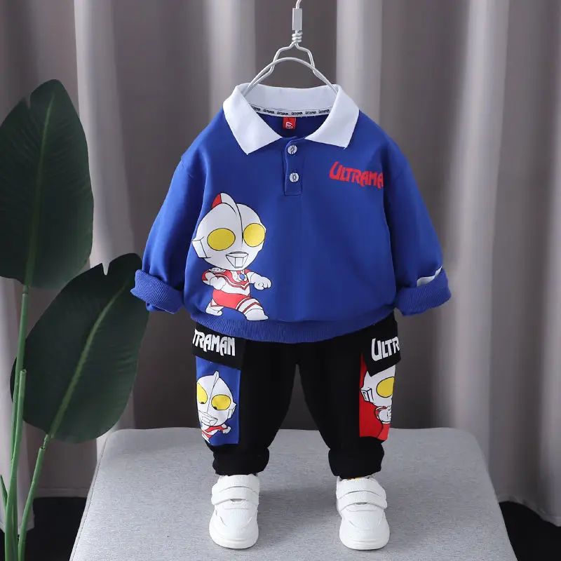 Ultraman anime cartoon peripheral personality boy autumn suit new clothes with collar spring and autumn outerwear two-piece suit
Ultraman anime cartoon peripheral personality boy autumn suit new clothes with collar spring and autumn outerwear two-piece suit