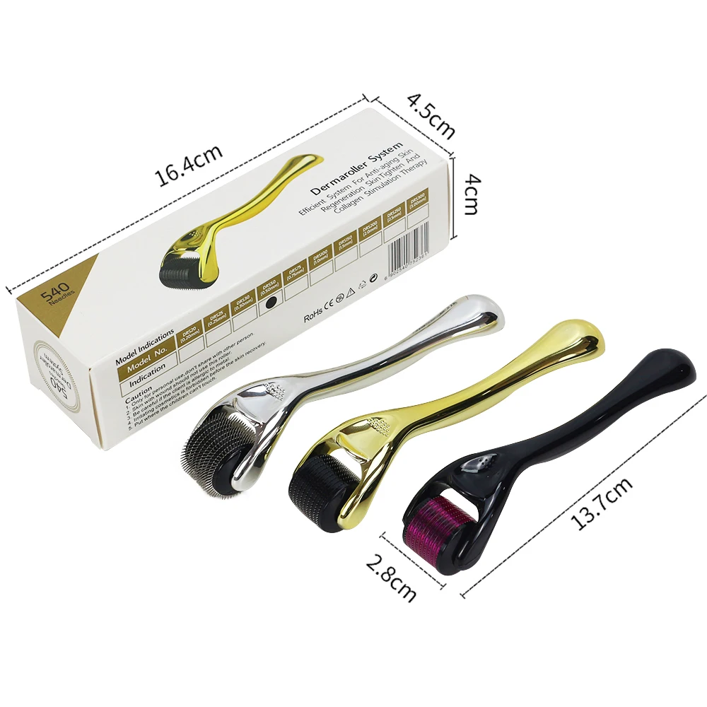 Derma Roller Dermaroller 540 Micro Needle Roller Titanium Hair Regrowth Beard Growth Anti Hair Loss Treatment Thinning Receding
Derma Roller Dermaroller 540 Micro Needle Roller Titanium Hair Regrowth Beard Growth Anti Hair Loss Treatment Thinning Receding