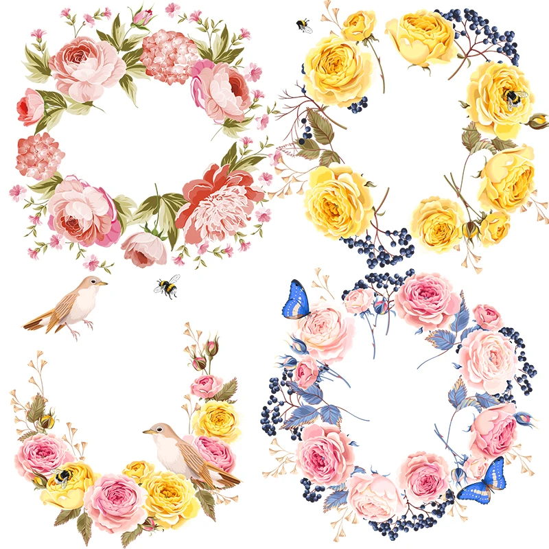 Three Ratels QCF61 Beautiful Flower wreath Festival Celebration Decoration Decal Room Decoration Art Wall Decal
Three Ratels QCF61 Beautiful Flower wreath Festival Celebration Decoration Decal Room Decoration Art Wall Decal