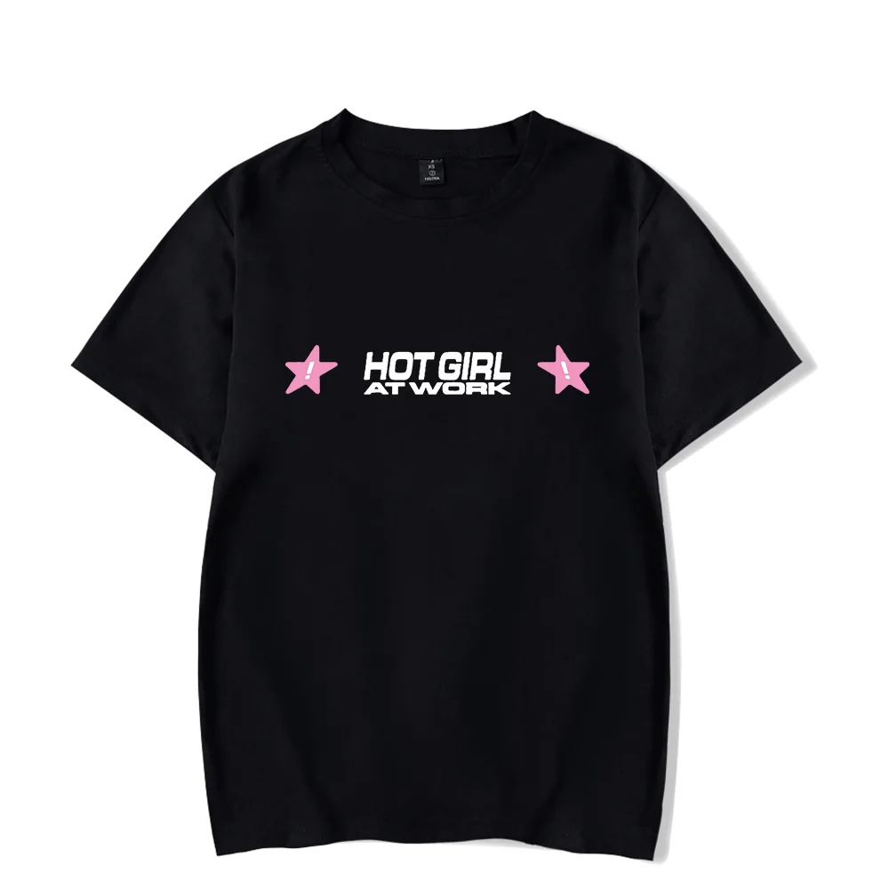 

Camiseta de manga curta unissex Tarayummy, moda streetwear, garota quente no trabalho imprime camiseta, estilo hiphop
