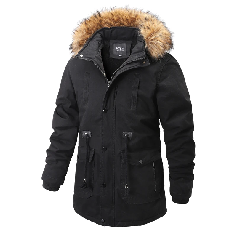 Mens Parka Long Coats 2023 Winter Cotton Thicken Overcoat Hooded Windproof Warm Parkas Jacket Men Casual Fleece Coat Clothing
Mens Parka Long Coats 2023 Winter Cotton Thicken Overcoat Hooded Windproof Warm Parkas Jacket Men Casual Fleece Coat Clothing