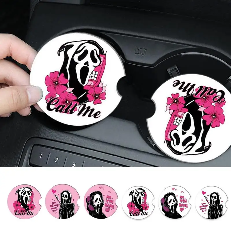 Ghost Car Coasters Cup Automotive Interior Pink Decoration Ceramic Mug Holder Pads Absorbent Coaster Ceramic Hilarious Cup Mat
Ghost Car Coasters Cup Automotive Interior Pink Decoration Ceramic Mug Holder Pads Absorbent Coaster Ceramic Hilarious Cup Mat