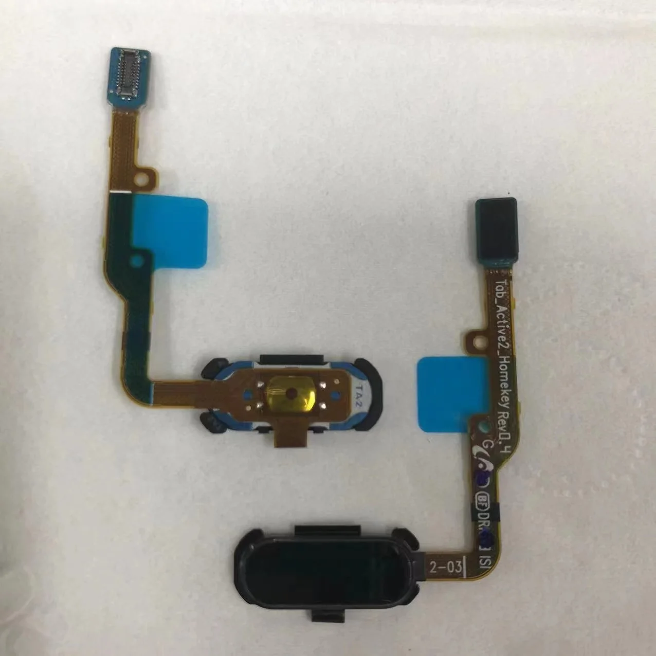 

1-10Pcs Black Fingerprint Sensor Flex Cable Home Button Return Back Key For samsung Galaxy Tab Active 2 SM-T390 T395