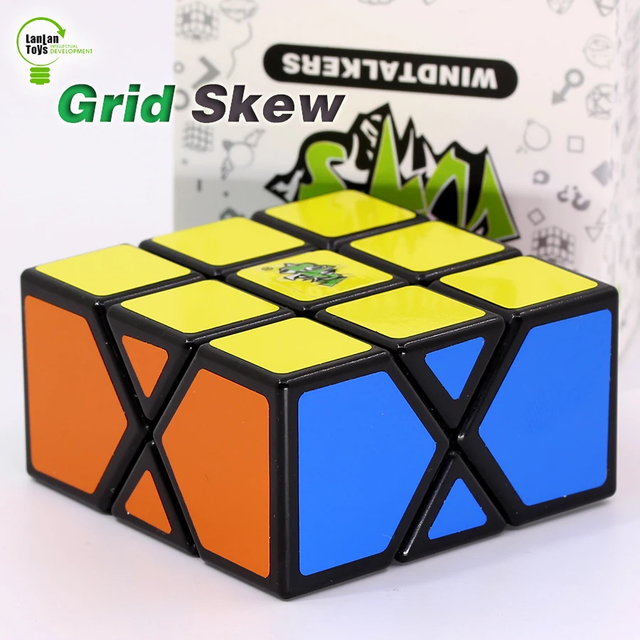 

Magic Cube LanLan Puzzle Grid Skew Cubo Magico Shape 1x3 Strange Shape Professional Educational Toys Rompicapo Brain Teaser Game