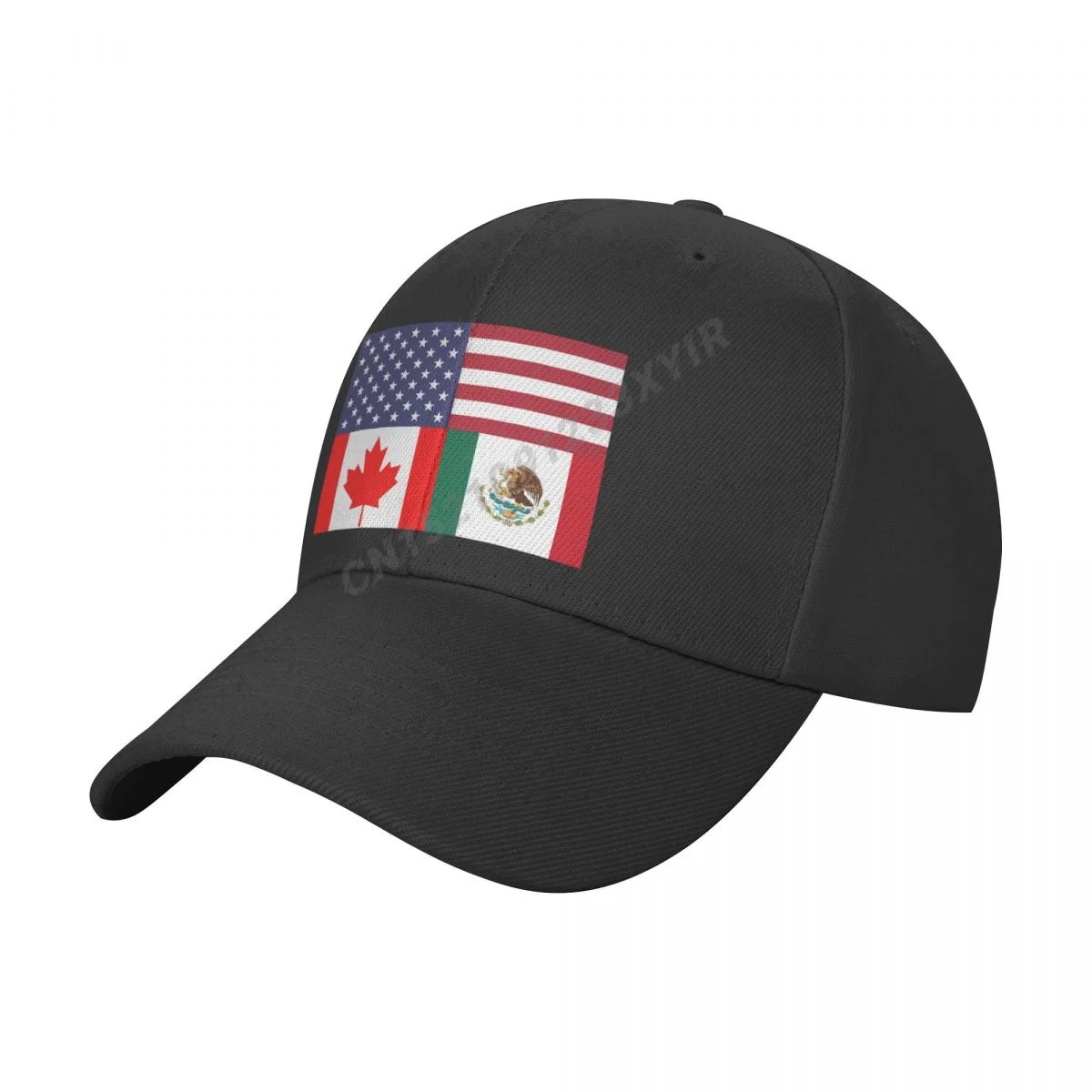 

Бейсболка с флагом США Канады Мексики, Кепка с козырьком от солнца, Регулируемая Кепка с принтом для мужчин и женщин