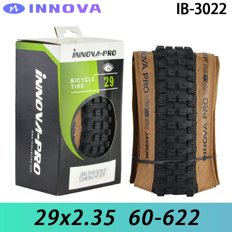 

INNOVA IB-3022 29x2.35 60-622 Tubeless Brown Edge Folding Tire for Downhill MTB Off-road Road Gravel Bicycle Tires Cycling Parts