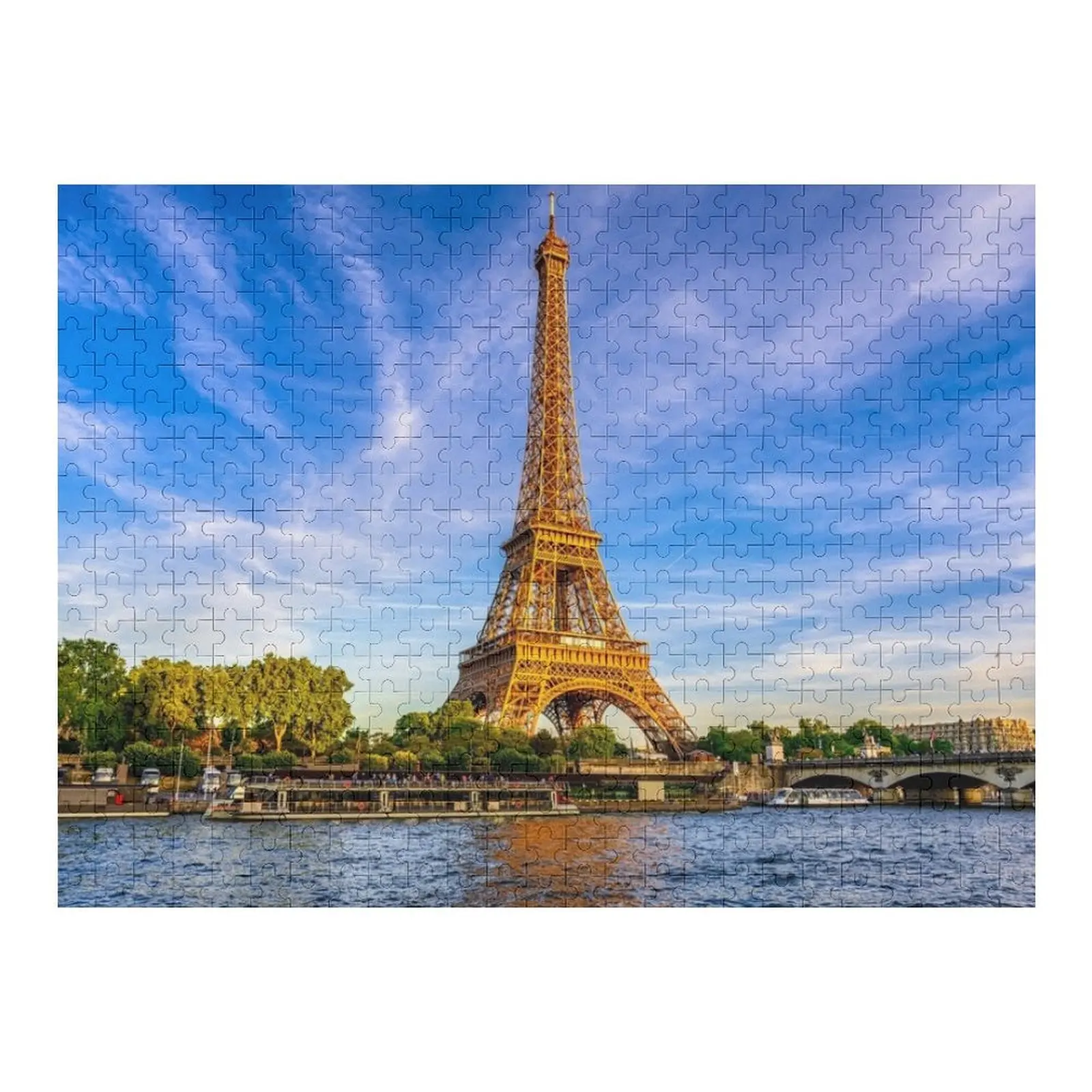 

France Eiffel Tower Jigsaw Puzzle Children Works Of Art Photo Personalized Toy Personalize Puzzle