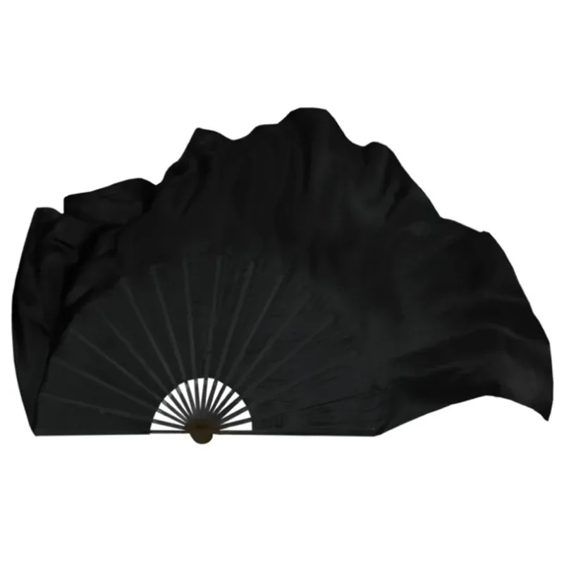 Full Black Real Silk Bamboo Fan Veil Pairs(1L+1R) Women Belly Dance Half Moon Circle Fan Double Layers Light Weight 41cm 86cm
Full Black Real Silk Bamboo Fan Veil Pairs(1L+1R) Women Belly Dance Half Moon Circle Fan Double Layers Light Weight 41cm 86cm