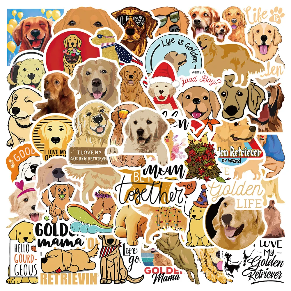 50pcs Cute Cartoon Golden Retriever Animals Dog Stickers For Luggage Laptop Guitar Vinyl Waterproof Graffiti Phone Car Decals
50pcs Cute Cartoon Golden Retriever Animals Dog Stickers For Luggage Laptop Guitar Vinyl Waterproof Graffiti Phone Car Decals