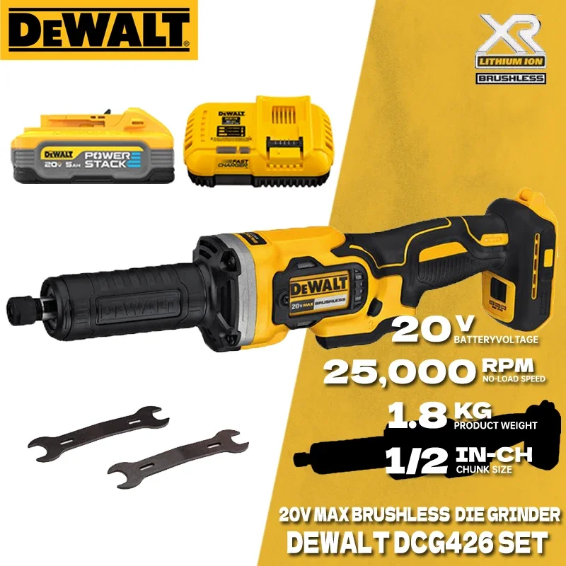 

DEWALT DCG426 Polishing Machine Straight Grinding With 20V Lithium Battery Brushless Cordless Variable Speed Die Grinder