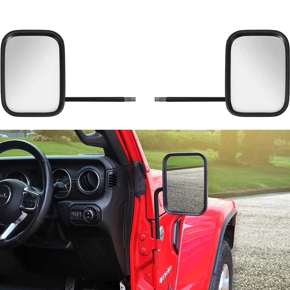 

TML Doors off Mirrors Side View Mirrors For Jeep Wrangler JL Sports Sahara Freedom Rubicon Unlimited Gladiator JT 2018 - 2022