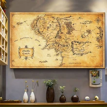 Movie Poster Middle Earth Map Canvas Painting Posters and Prints Vintage Style Wall Art Picture for Living Room Decor Home Decor
Movie Poster Middle Earth Map Canvas Painting Posters and Prints Vintage Style Wall Art Picture for Living Room Decor Home Decor
