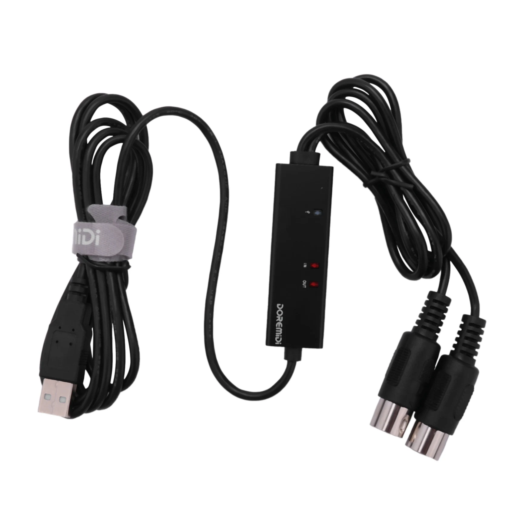 DOREMiDi MTU-10 MIDI to USB Cable USB MIDI Converter with Indicator Light FTP Proceesing Chip
DOREMiDi MTU-10 MIDI to USB Cable USB MIDI Converter with Indicator Light FTP Proceesing Chip
