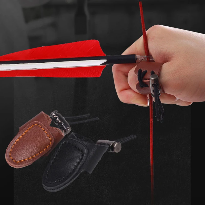 Cow Leather Archery Finger Guard Tab Recurve Bow Arrow Finger Tip Protector Archery Thumb Ring Tab Guard Archery Hunting Glove 
Cow Leather Archery Finger Guard Tab Recurve Bow Arrow Finger Tip Protector Archery Thumb Ring Tab Guard Archery Hunting Glove