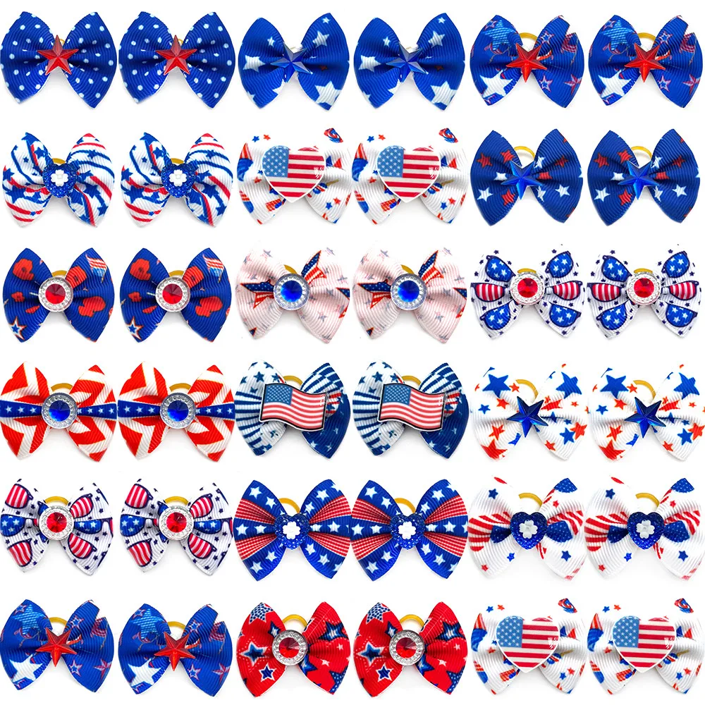 10/20/30pcs Small Dog Bows Rubber Bands American Independence Day Cat Dog Hair Bows Yorkshire Dog Grooming Bows
10/20/30pcs Small Dog Bows Rubber Bands American Independence Day Cat Dog Hair Bows Yorkshire Dog Grooming Bows
