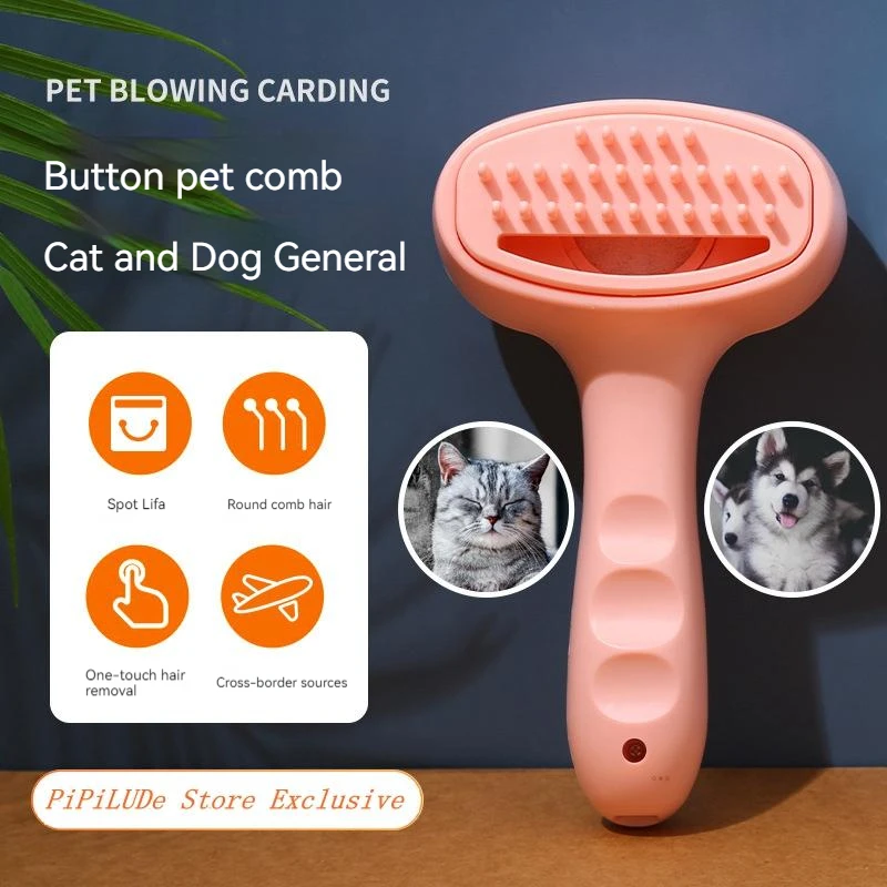 Pet Electric Hair Removal Brush USB Rechargeable ABS Cat Comb Dog Grooming One-key Hair Massage Fashion Convenient Pet Supplies
Pet Electric Hair Removal Brush USB Rechargeable ABS Cat Comb Dog Grooming One-key Hair Massage Fashion Convenient Pet Supplies
