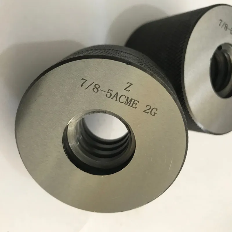 7/8-6 ACME 2G Thread plug ring gauge trapezoidal thread ring gauge precision screw thread gage GO & NOGO
7/8-6 ACME 2G Thread plug ring gauge trapezoidal thread ring gauge precision screw thread gage GO & NOGO