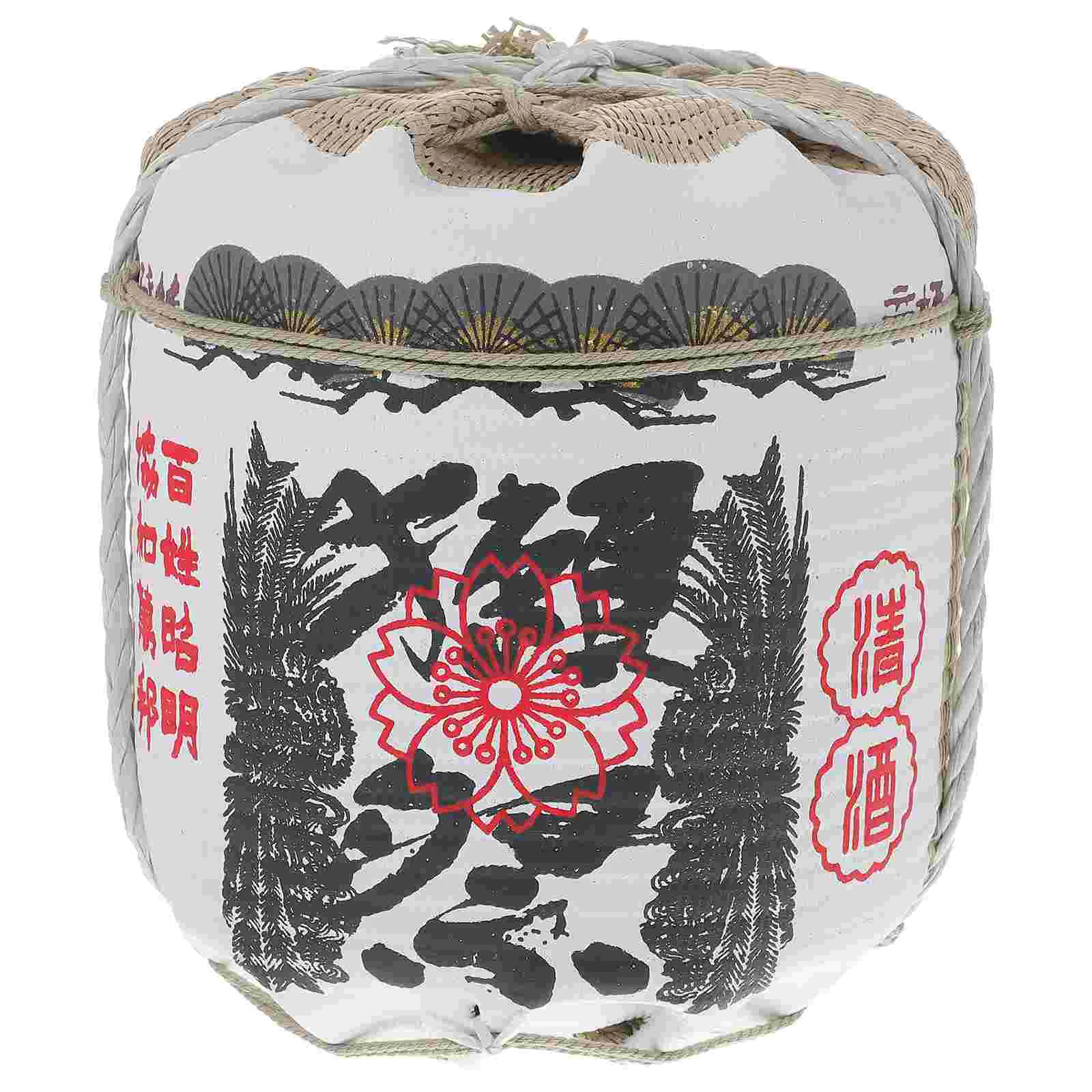 Japanese Izakaya Decoration Foam Sake Barrel Model Imitated Beer Wine Barrel Ornament Japanese Style Whiskey Barrel Bag Izakaya
Japanese Izakaya Decoration Foam Sake Barrel Model Imitated Beer Wine Barrel Ornament Japanese Style Whiskey Barrel Bag Izakaya