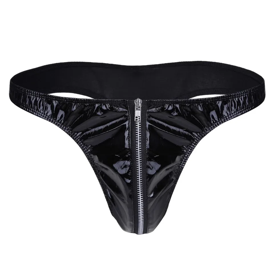 Men's PVC Mirror Glossy Leather Briefs Zipper Open Leather Panties Mid Waist Big Size Underpants Tight T-Crotch Sexy Underwear
Men's PVC Mirror Glossy Leather Briefs Zipper Open Leather Panties Mid Waist Big Size Underpants Tight T-Crotch Sexy Underwear