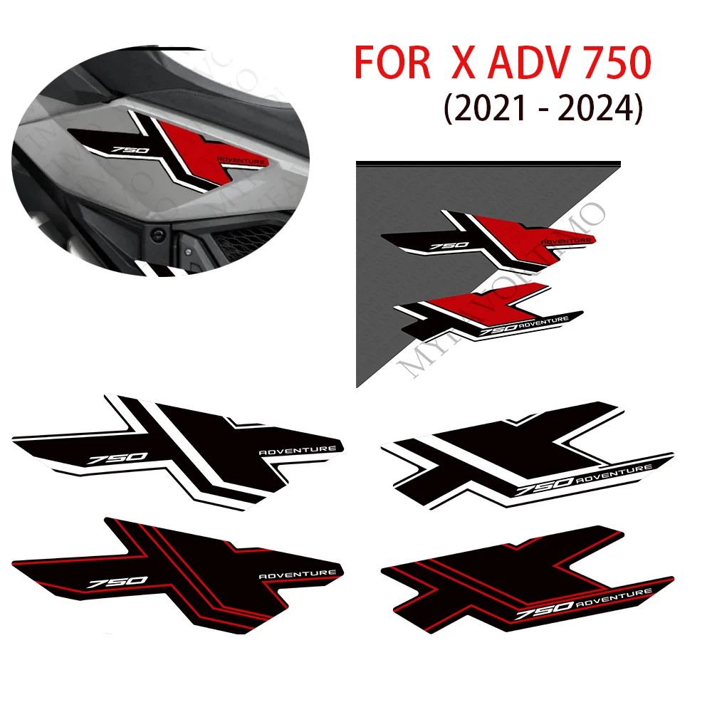 

Protector Tank Pad Kit Knee Wheel Stickers Decals Body Fender Shell Windshield For Honda X-ADV XADV X ADV 750 2021 - 2024