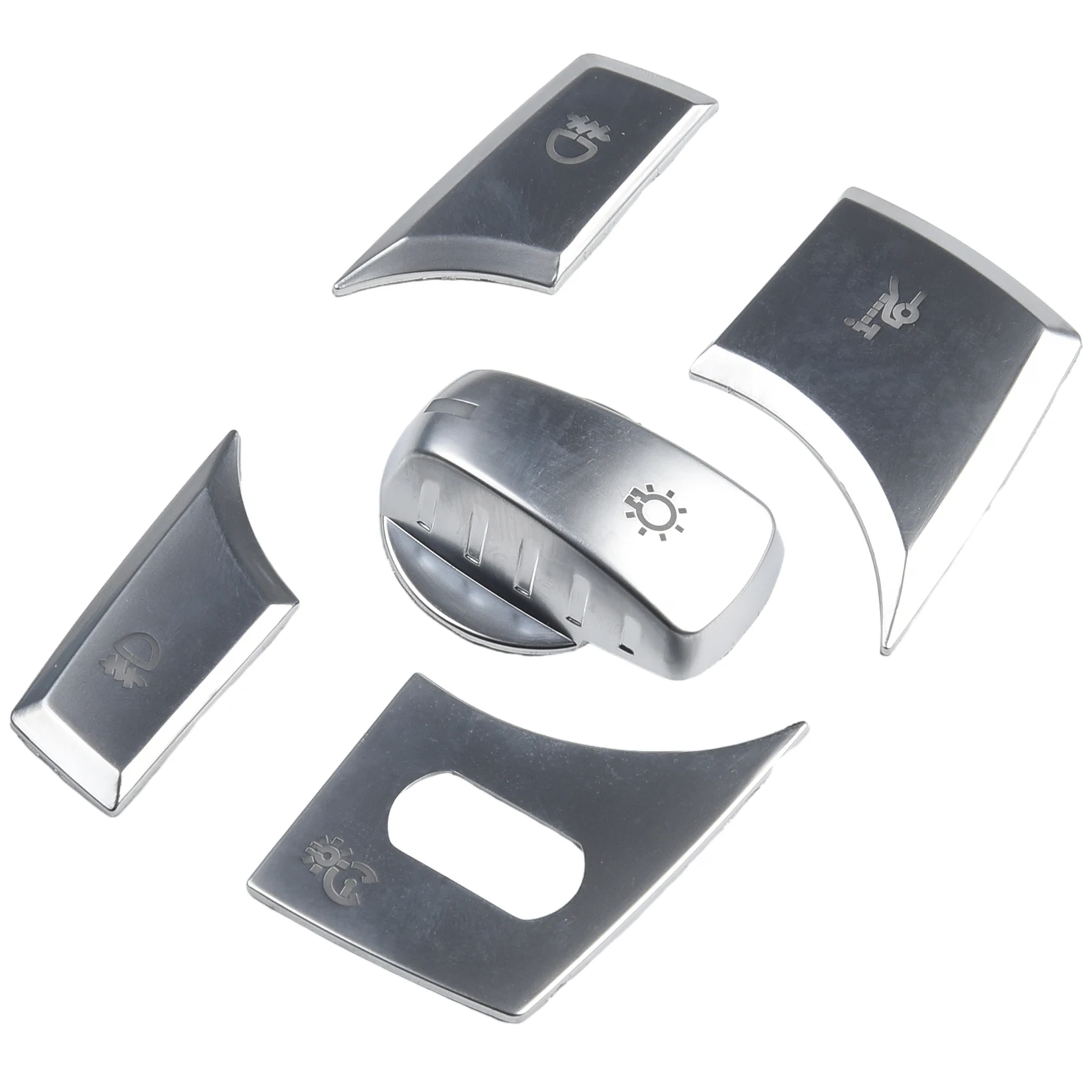 5pcs/set Car Interior Stickers Silver Car Headlight Switch Button Cover Sticker For BMW E70 X6 E71 2008-2013 For Car Knob
5pcs/set Car Interior Stickers Silver Car Headlight Switch Button Cover Sticker For BMW E70 X6 E71 2008-2013 For Car Knob