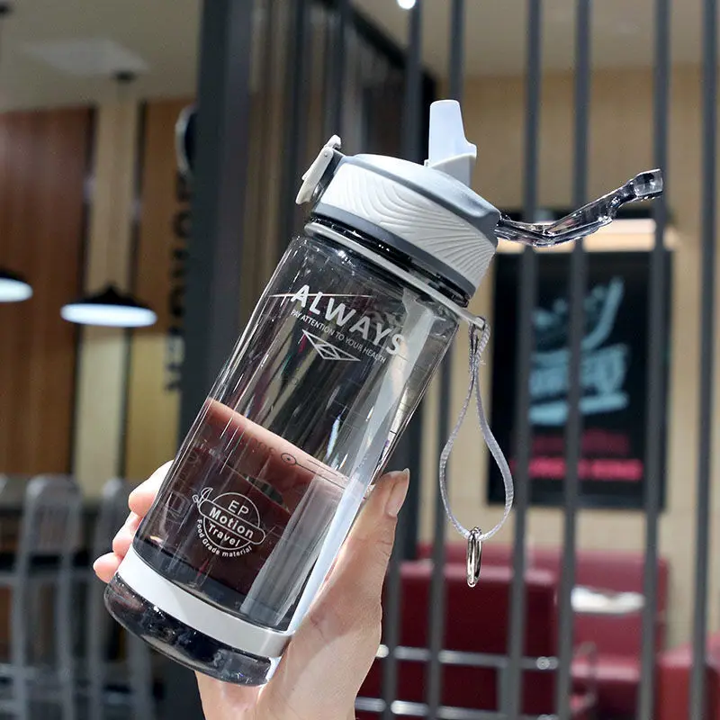 

Кружка для воды, соломенная чашка, портативные термостойкие пластиковые бутылки для воды большой емкости с защитой от падения для взрослых