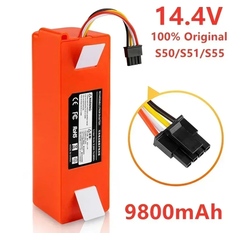 Robotic Vacuum cleaner Replacement Battery for Xiaomi Robot Roborock S50 S51 S55 Accessory Spare Parts li-ion battery 9800mAh
Robotic Vacuum cleaner Replacement Battery for Xiaomi Robot Roborock S50 S51 S55 Accessory Spare Parts li-ion battery 9800mAh