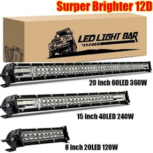 Ultra Slim Led Light Bar 12- 24V Led Bar Combo Spot Flood Driving Work Light for Jeep Trucks Off Road 4x4 3/ 8/ 15/ 20''
Ultra Slim Led Light Bar 12- 24V Led Bar Combo Spot Flood Driving Work Light for Jeep Trucks Off Road 4x4 3/ 8/ 15/ 20''