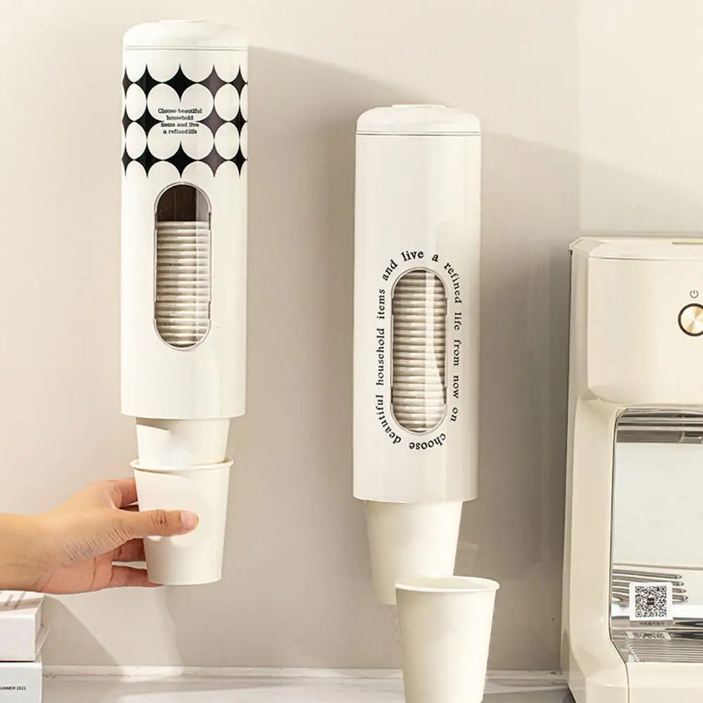 High Capacity Cup Dispenser Practical Paper Cup Holder Efficient Stylish Paper Cup Dispenser Wall-mounted No Drilling for Home
High Capacity Cup Dispenser Practical Paper Cup Holder Efficient Stylish Paper Cup Dispenser Wall-mounted No Drilling for Home